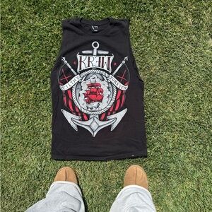 Y2K KR3W Graphic Tank Top NWOT